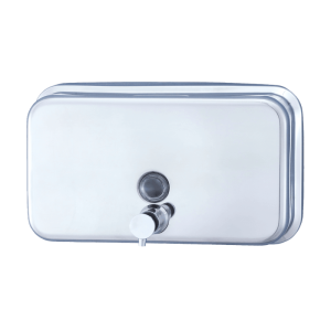 Distributeur De Savon Horizontal Classique Brillant Acier