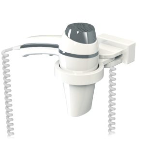 Sèche-cheveux Clipper Blanc + Support