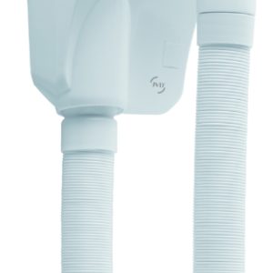Sèche-cheveux Caraïbe blanc avec timer
