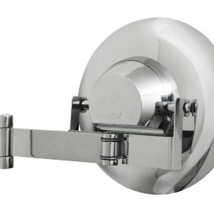 Miroir lumineux Chromé Cosmos bras plat