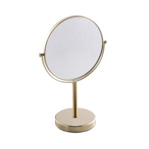 Miroir grossissant Fiesta Or sur pied