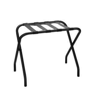 Porte bagage acier noir mat