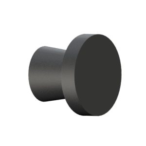 Lot 10 patères noir mat